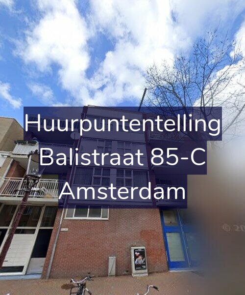 Foto gevel Huurpuntentelling voor Balistraat 85-C, Amsterdam