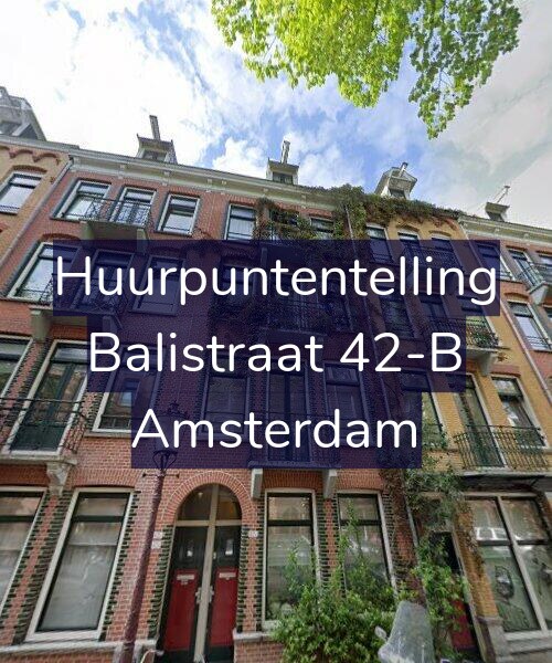 Foto gevel Huurpuntentelling voor Balistraat 42-B, Amsterdam