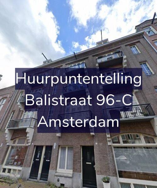 Foto gevel Huurpuntentelling voor Balistraat 96-C, Amsterdam