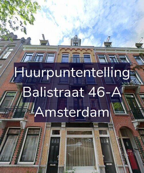 Foto gevel Huurpuntentelling voor Balistraat 46-A, Amsterdam