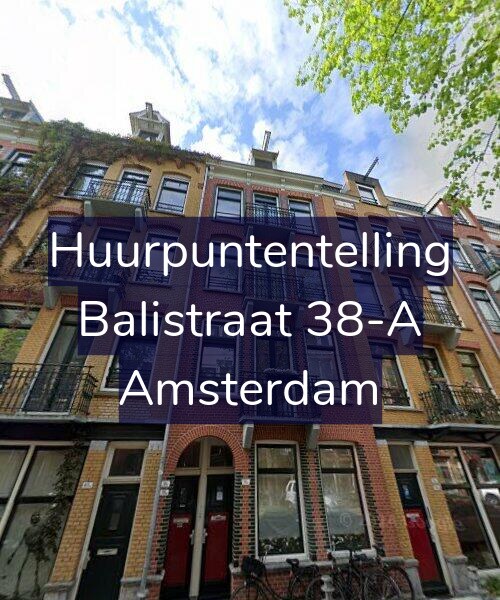 Foto gevel Huurpuntentelling voor Balistraat 38-A, Amsterdam