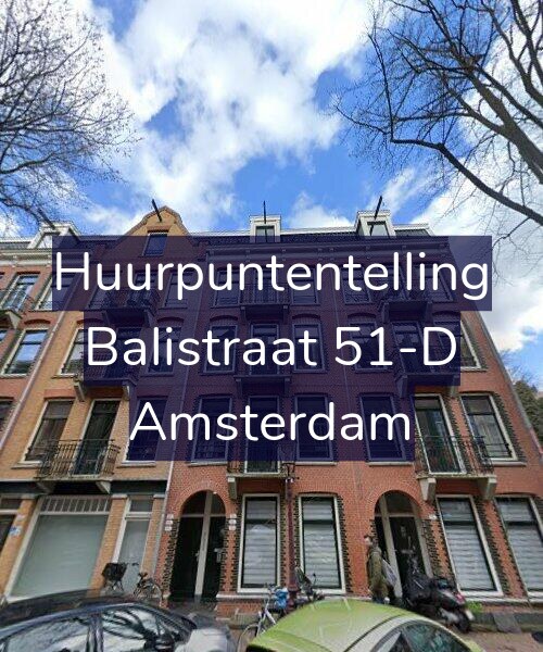 Foto gevel Huurpuntentelling voor Balistraat 51-D, Amsterdam