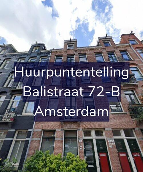 Foto gevel Huurpuntentelling voor Balistraat 72-B, Amsterdam