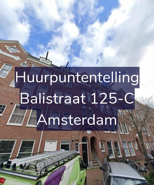 Foto gevel Huurpuntentelling voor Balistraat 125-C, Amsterdam
