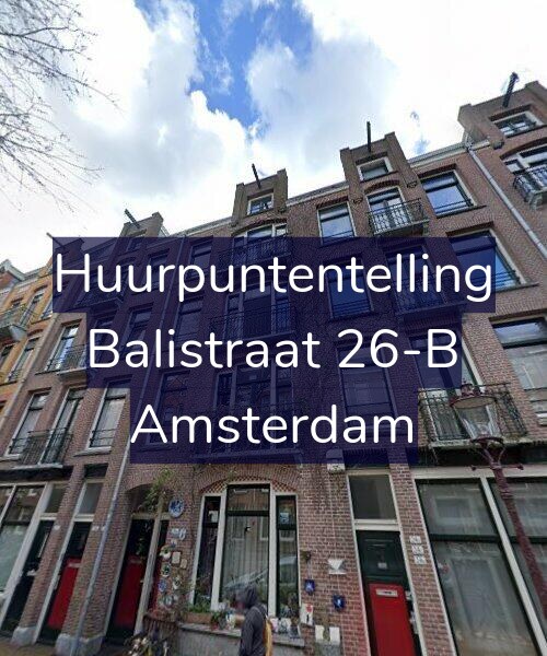 Foto gevel Huurpuntentelling voor Balistraat 26-B, Amsterdam