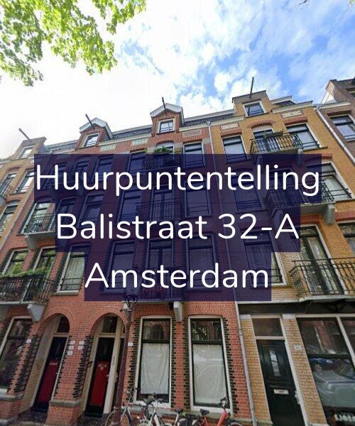 Foto gevel Huurpuntentelling voor Balistraat 32-A, Amsterdam