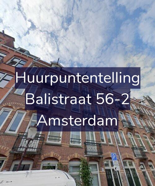 Foto gevel Huurpuntentelling voor Balistraat 56-2, Amsterdam