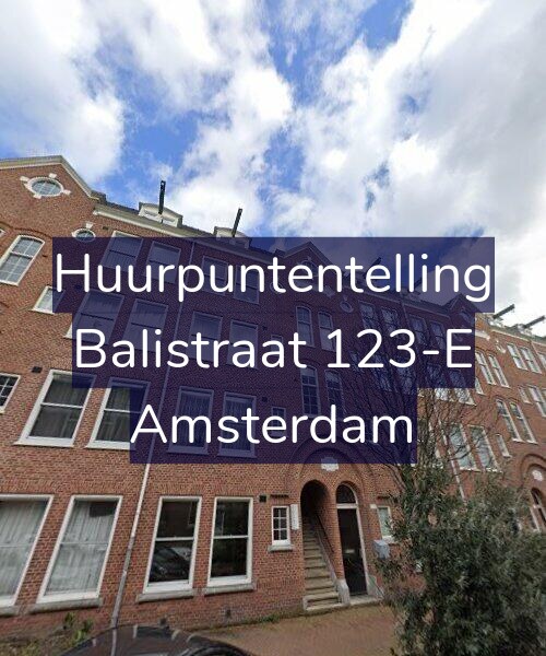 Foto gevel Huurpuntentelling voor Balistraat 123-E, Amsterdam
