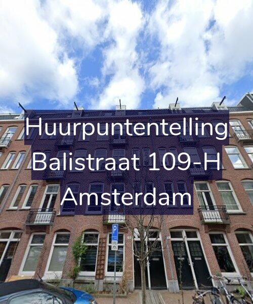 Foto gevel Huurpuntentelling voor Balistraat 109-H, Amsterdam