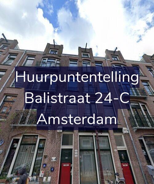 Foto gevel Huurpuntentelling voor Balistraat 24-C, Amsterdam