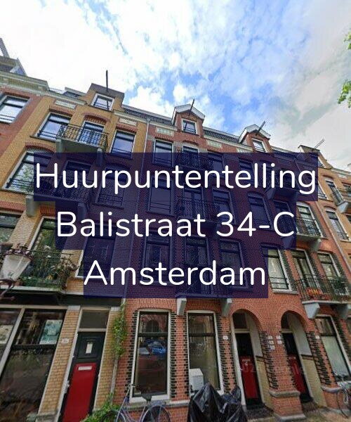 Foto gevel Huurpuntentelling voor Balistraat 34-C, Amsterdam