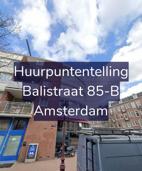 Foto gevel Huurpuntentelling voor Balistraat 85-B, Amsterdam