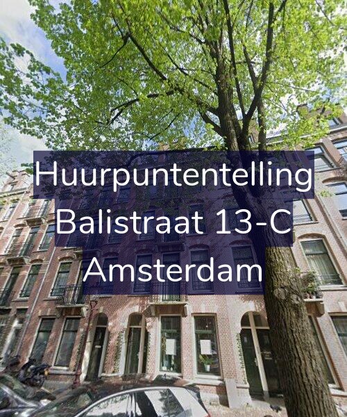 Foto gevel Huurpuntentelling voor Balistraat 13-C, Amsterdam