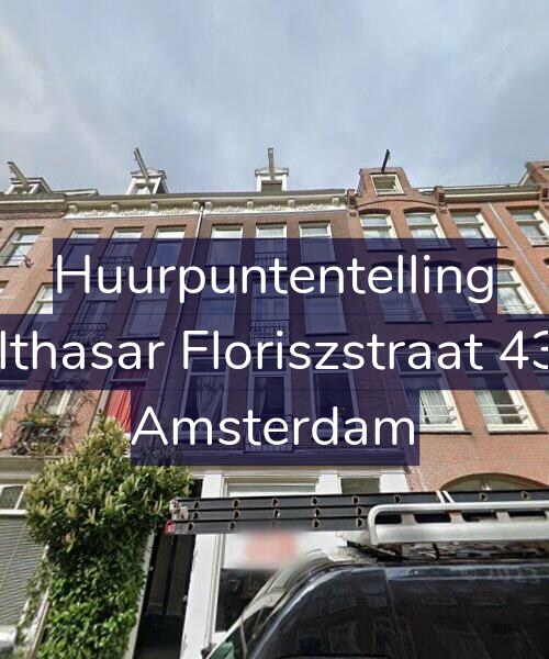 Foto gevel Huurpuntentelling voor Balthasar Floriszstraat 43-1, Amsterdam