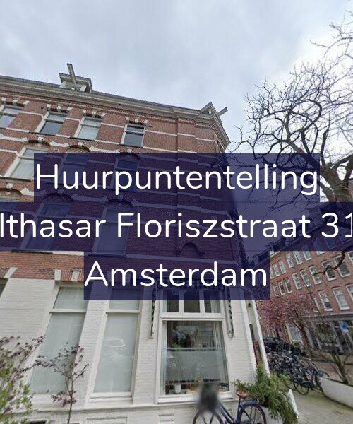 Foto gevel Huurpuntentelling voor Balthasar Floriszstraat 31-2, Amsterdam