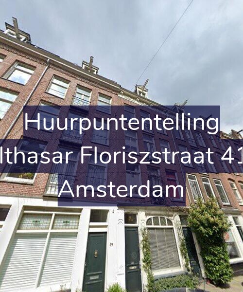 Foto gevel Huurpuntentelling voor Balthasar Floriszstraat 41-3, Amsterdam