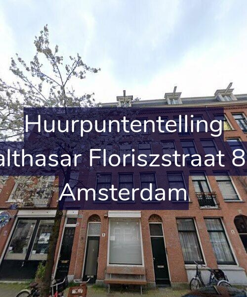Foto gevel Huurpuntentelling voor Balthasar Floriszstraat 8-1, Amsterdam