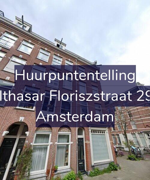 Foto gevel Huurpuntentelling voor Balthasar Floriszstraat 29-1, Amsterdam