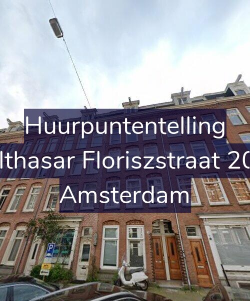 Foto gevel Huurpuntentelling voor Balthasar Floriszstraat 20-1, Amsterdam