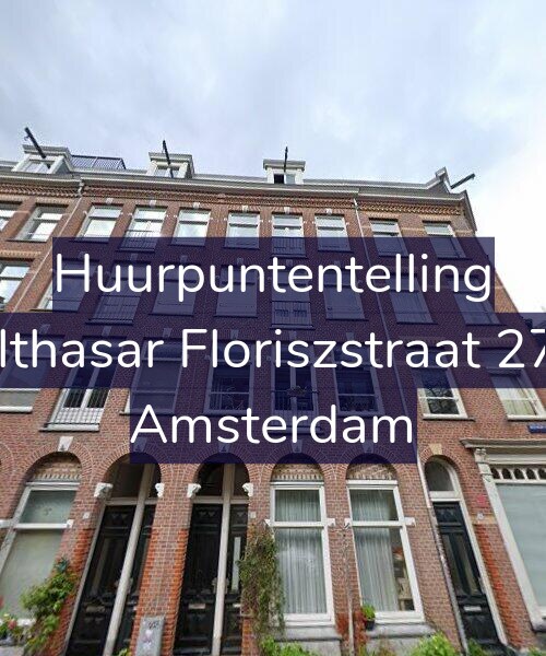 Foto gevel Huurpuntentelling voor Balthasar Floriszstraat 27-1, Amsterdam