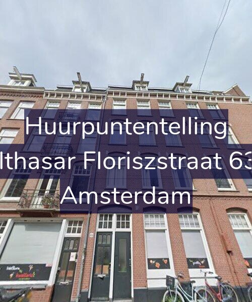 Foto gevel Huurpuntentelling voor Balthasar Floriszstraat 63-3, Amsterdam