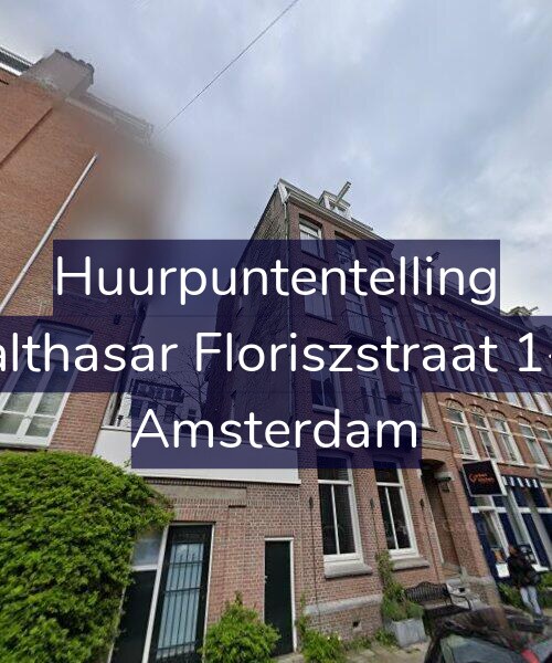 Foto gevel Huurpuntentelling voor Balthasar Floriszstraat 1-H, Amsterdam