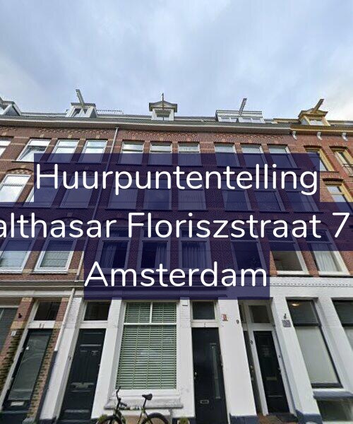 Foto gevel Huurpuntentelling voor Balthasar Floriszstraat 7-1, Amsterdam