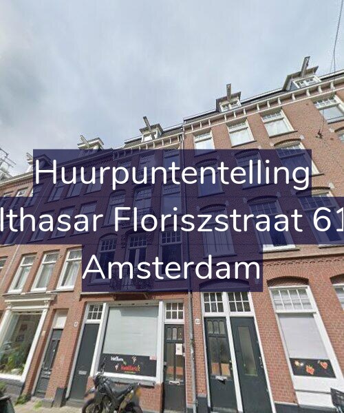 Foto gevel Huurpuntentelling voor Balthasar Floriszstraat 61-1, Amsterdam
