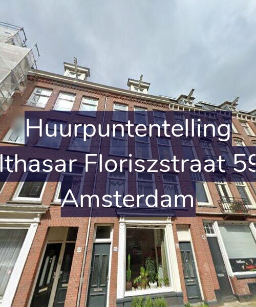 Foto gevel Huurpuntentelling voor Balthasar Floriszstraat 59-1, Amsterdam
