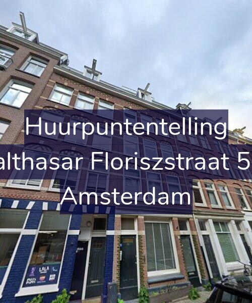 Foto gevel Huurpuntentelling voor Balthasar Floriszstraat 5-2, Amsterdam