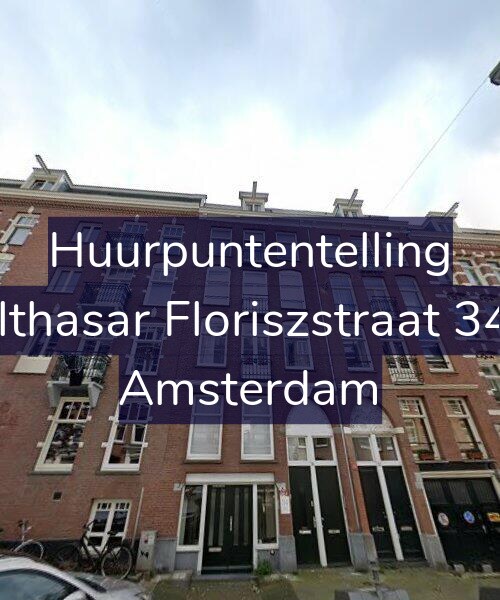 Foto gevel Huurpuntentelling voor Balthasar Floriszstraat 34-3, Amsterdam