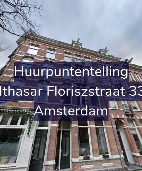 Foto gevel Huurpuntentelling voor Balthasar Floriszstraat 33-3, Amsterdam