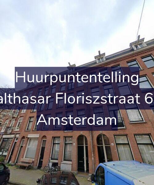 Foto gevel Huurpuntentelling voor Balthasar Floriszstraat 6-1, Amsterdam