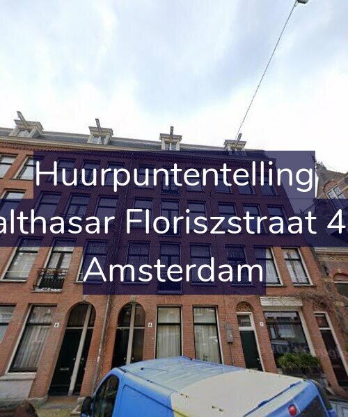 Foto gevel Huurpuntentelling voor Balthasar Floriszstraat 4-3, Amsterdam