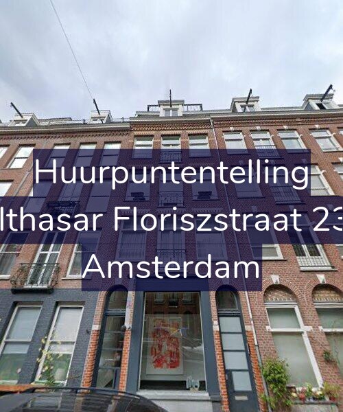 Foto gevel Huurpuntentelling voor Balthasar Floriszstraat 23-2, Amsterdam