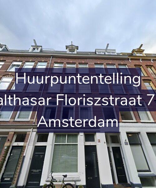 Foto gevel Huurpuntentelling voor Balthasar Floriszstraat 7-4, Amsterdam