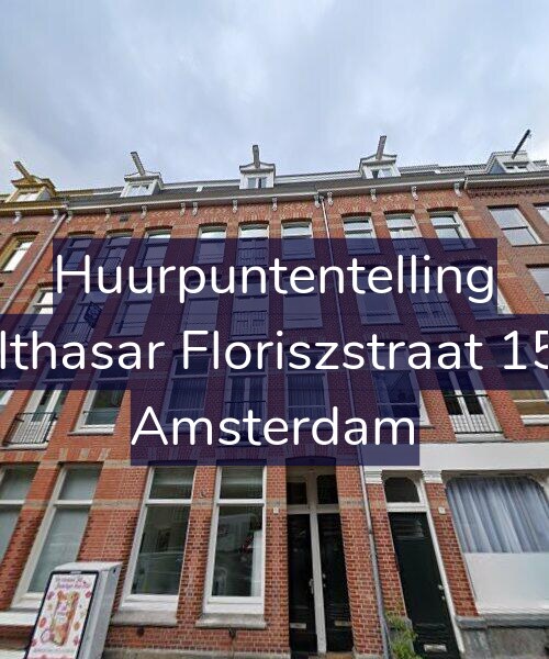 Foto gevel Huurpuntentelling voor Balthasar Floriszstraat 15-1, Amsterdam