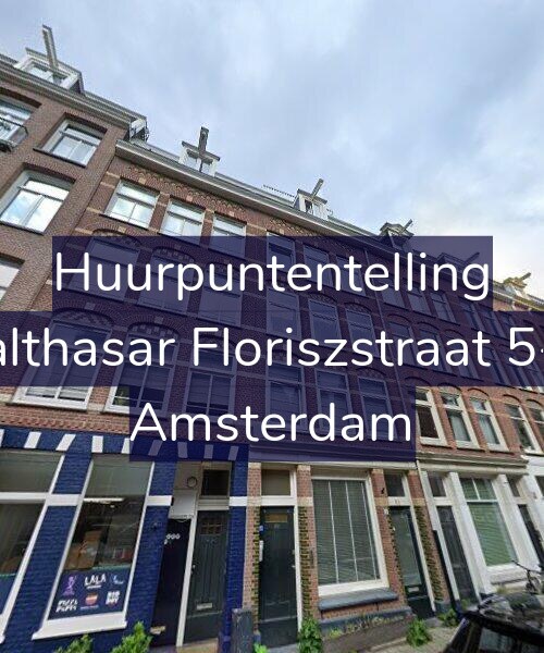 Foto gevel Huurpuntentelling voor Balthasar Floriszstraat 5-H, Amsterdam