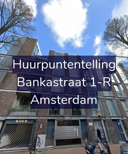 Foto gevel Huurpuntentelling voor Bankastraat 1-R, Amsterdam