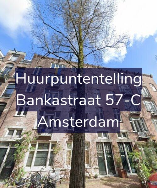 Foto gevel Huurpuntentelling voor Bankastraat 57-C, Amsterdam