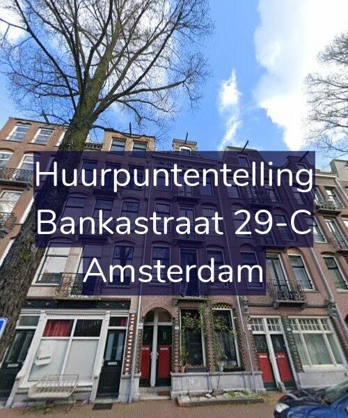 Foto gevel Huurpuntentelling voor Bankastraat 29-C, Amsterdam