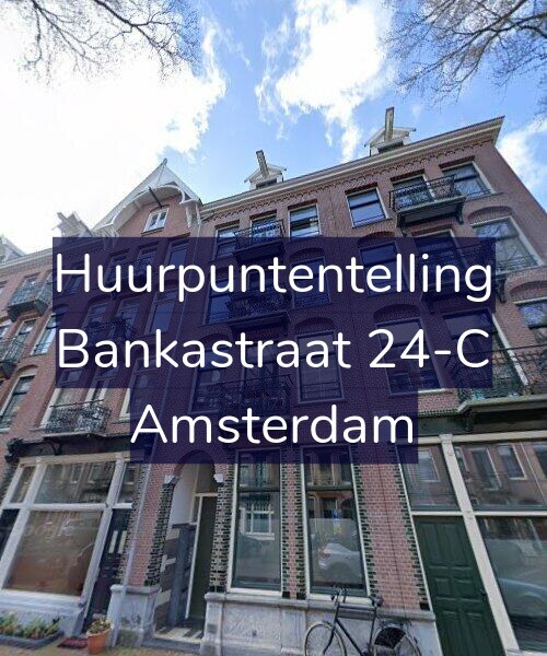 Foto gevel Huurpuntentelling voor Bankastraat 24-C, Amsterdam