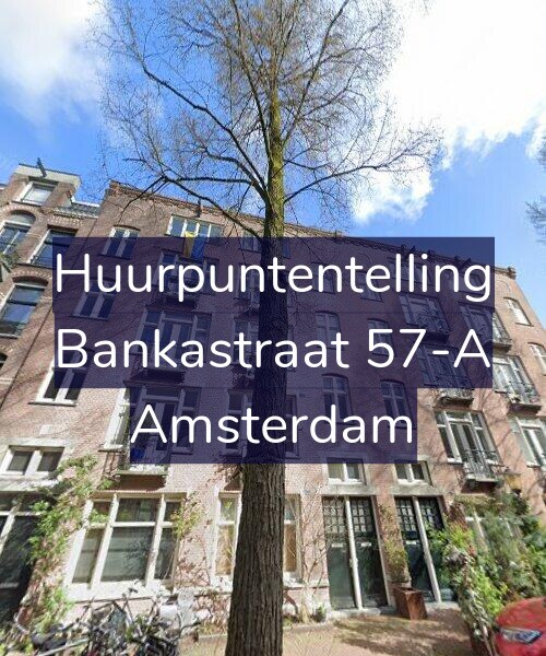 Foto gevel Huurpuntentelling voor Bankastraat 57-A, Amsterdam