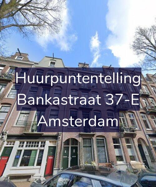 Foto gevel Huurpuntentelling voor Bankastraat 37-E, Amsterdam