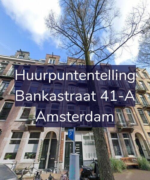 Foto gevel Huurpuntentelling voor Bankastraat 41-A, Amsterdam