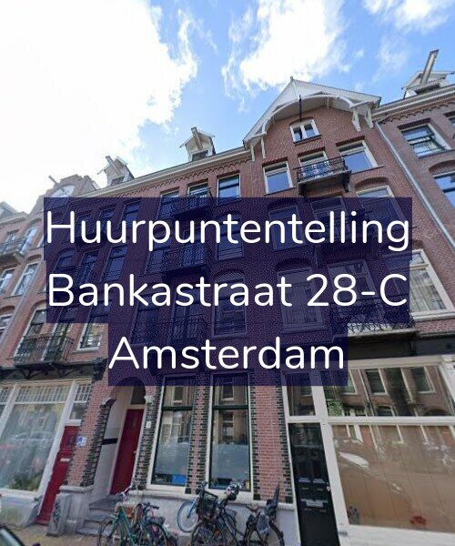 Foto gevel Huurpuntentelling voor Bankastraat 28-C, Amsterdam