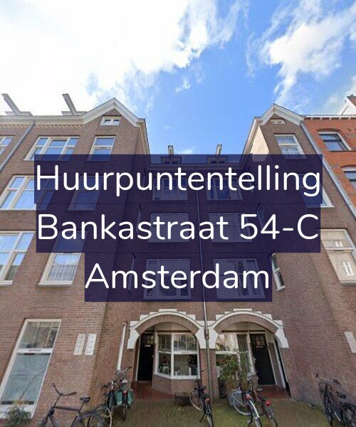Foto gevel Huurpuntentelling voor Bankastraat 54-C, Amsterdam