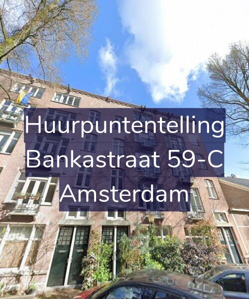 Foto gevel Huurpuntentelling voor Bankastraat 59-C, Amsterdam