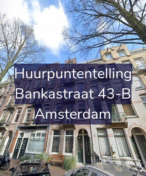 Foto gevel Huurpuntentelling voor Bankastraat 43-B, Amsterdam