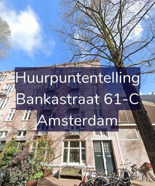 Foto gevel Huurpuntentelling voor Bankastraat 61-C, Amsterdam